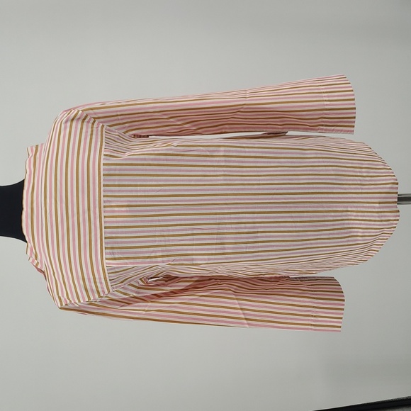 NWT J. Crew Striped Cotton Blouse Women's Size 2 - Picture 3 of 12